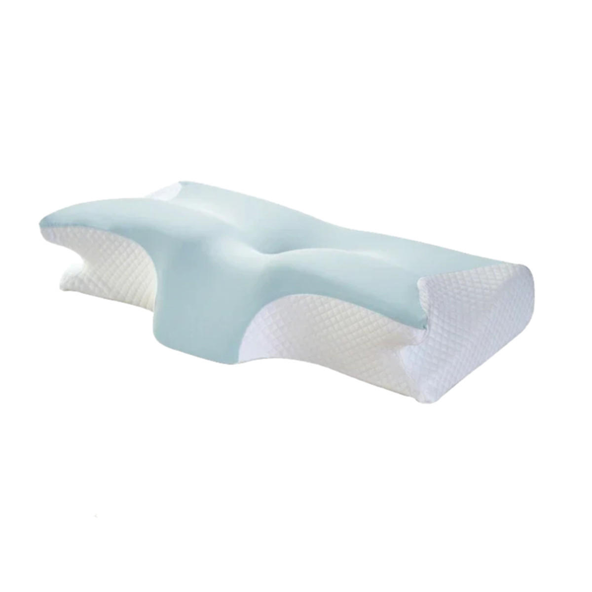 NACKENSTÜTZKISSEN 62/37 cm - Blau, Textil (37/62cm) - Authentics