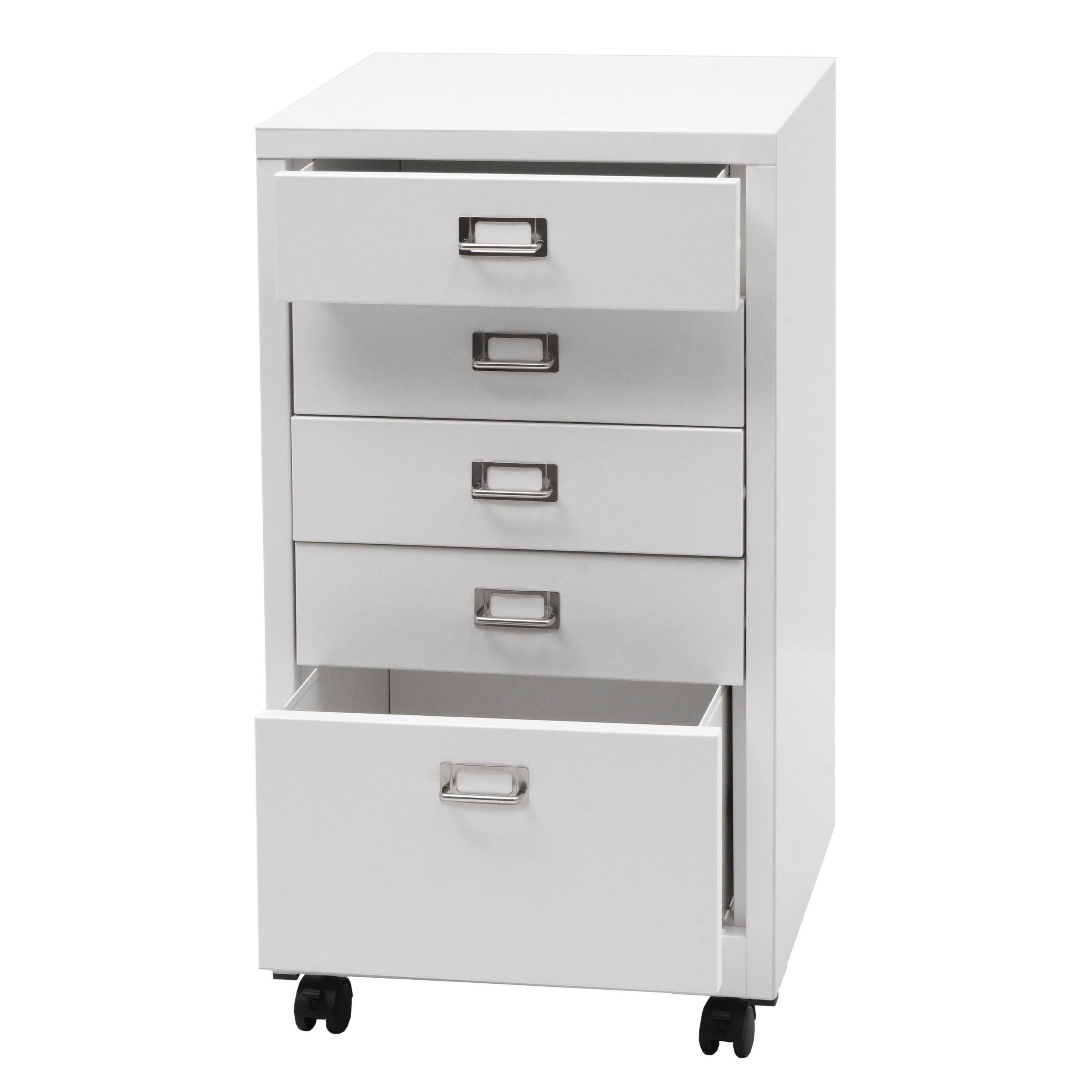 ROLLCONTAINER Weiß - Weiß, Metall (40/75/41cm) - MCW