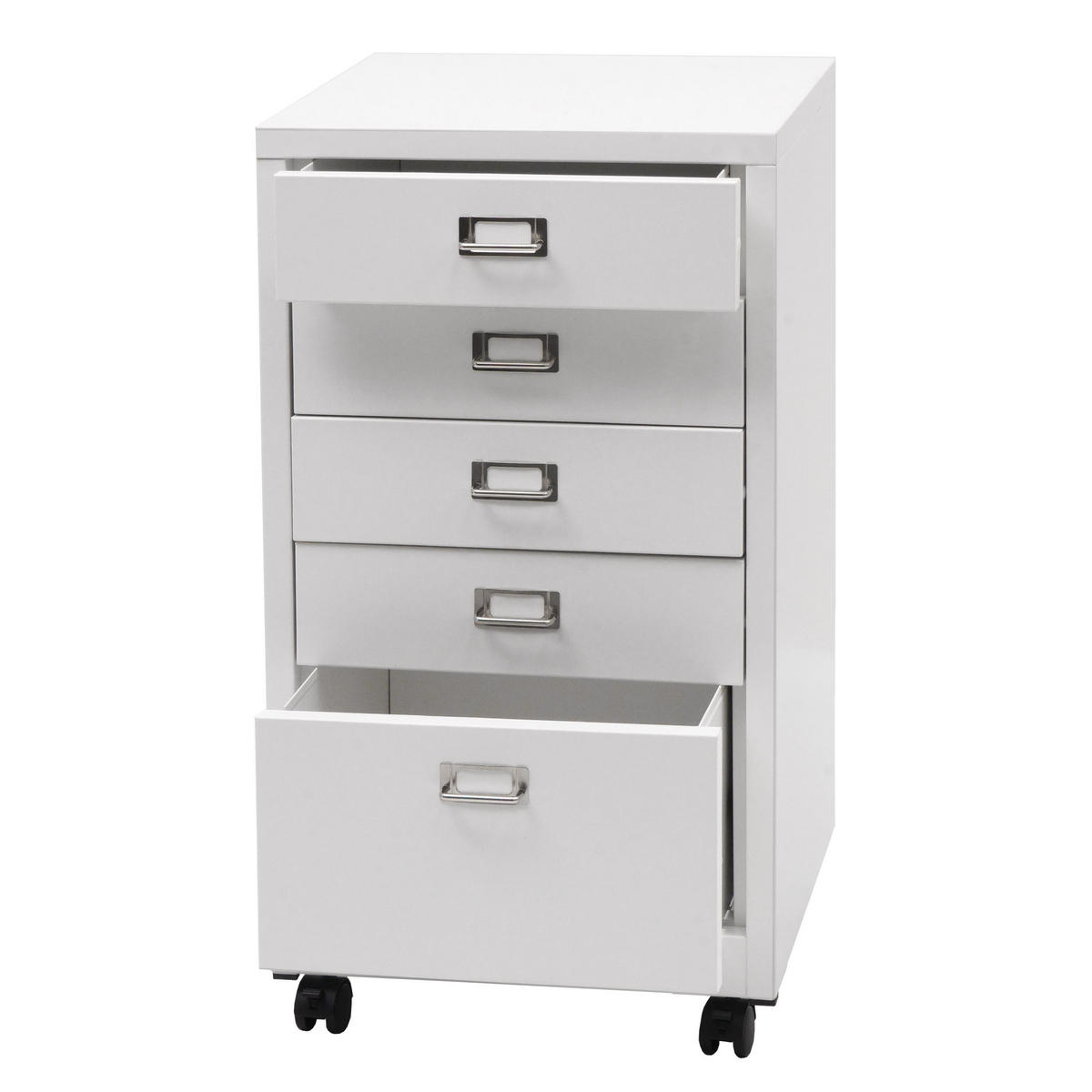 ROLLCONTAINER Weiß - Weiß, Metall (40/75/41cm) - MCW