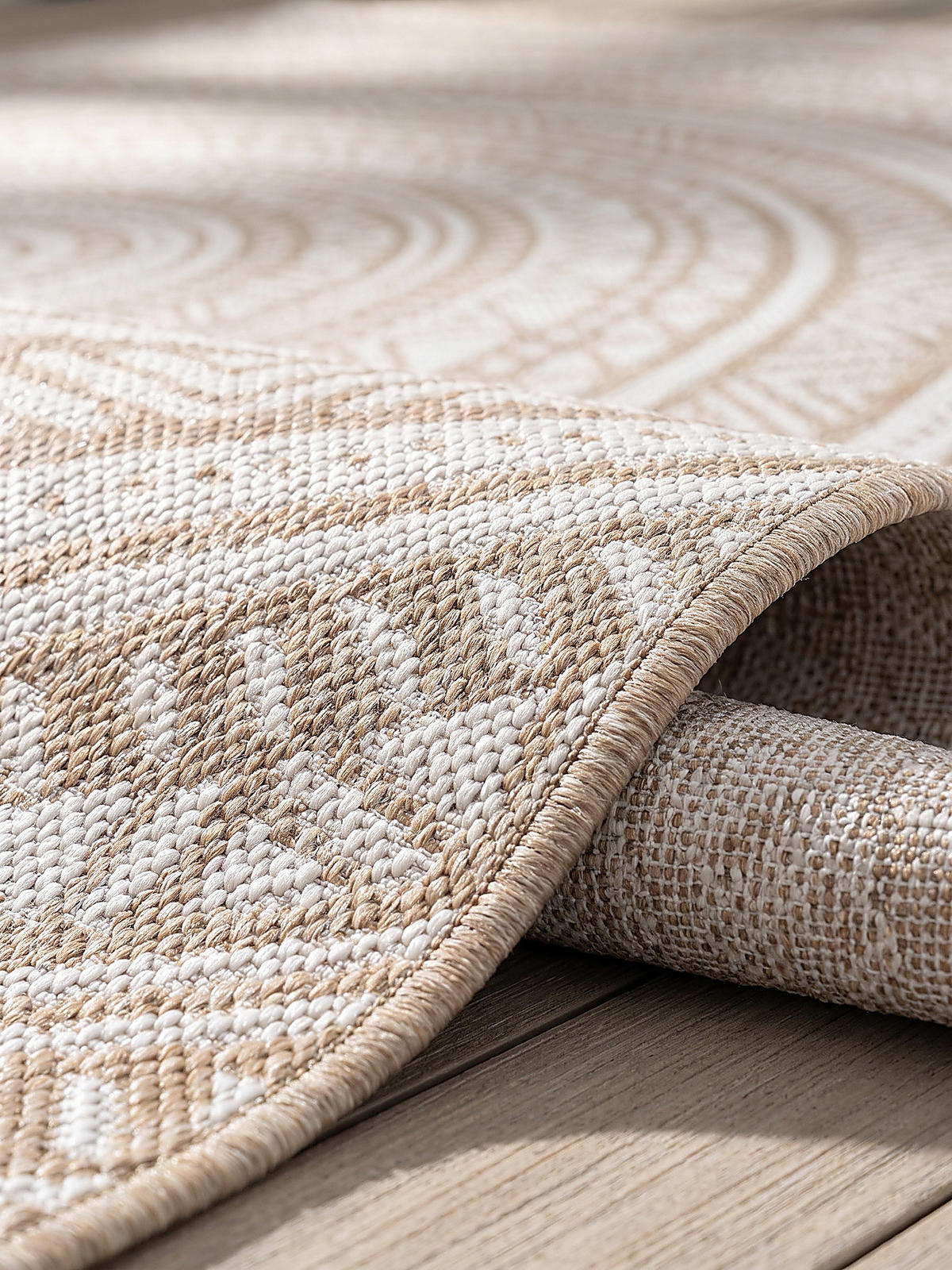 TEPPICHLÄUFER Orientalisch BORNO Polypropylen Natur 80 x 200 cm - Beige, Textil (80/200cm) - KADIMA DESIGN