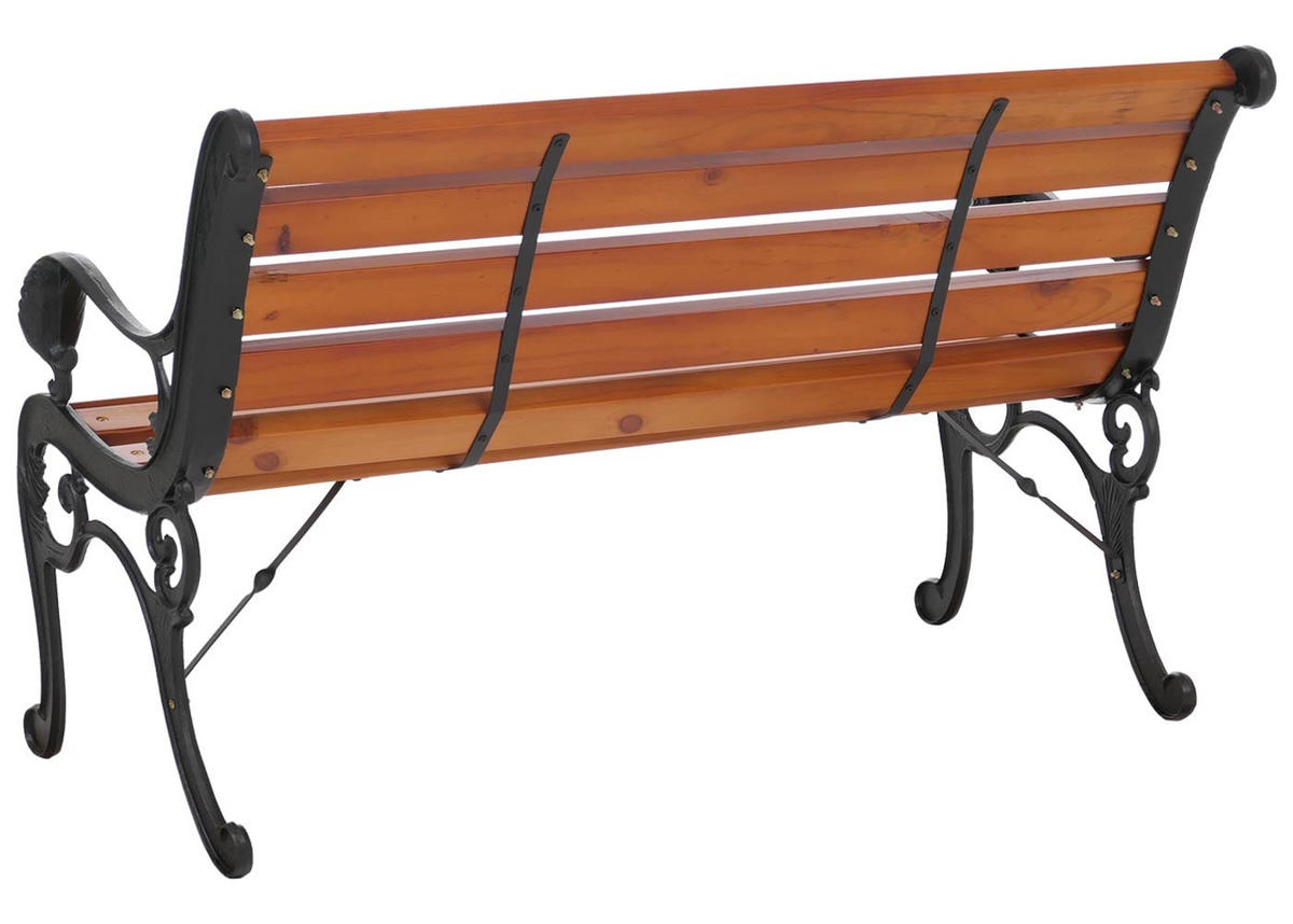 GARTENBANK 80x132x35cm 2-Sitzer Teak - Braun, Holz (132/80/35cm) - PROREGAL