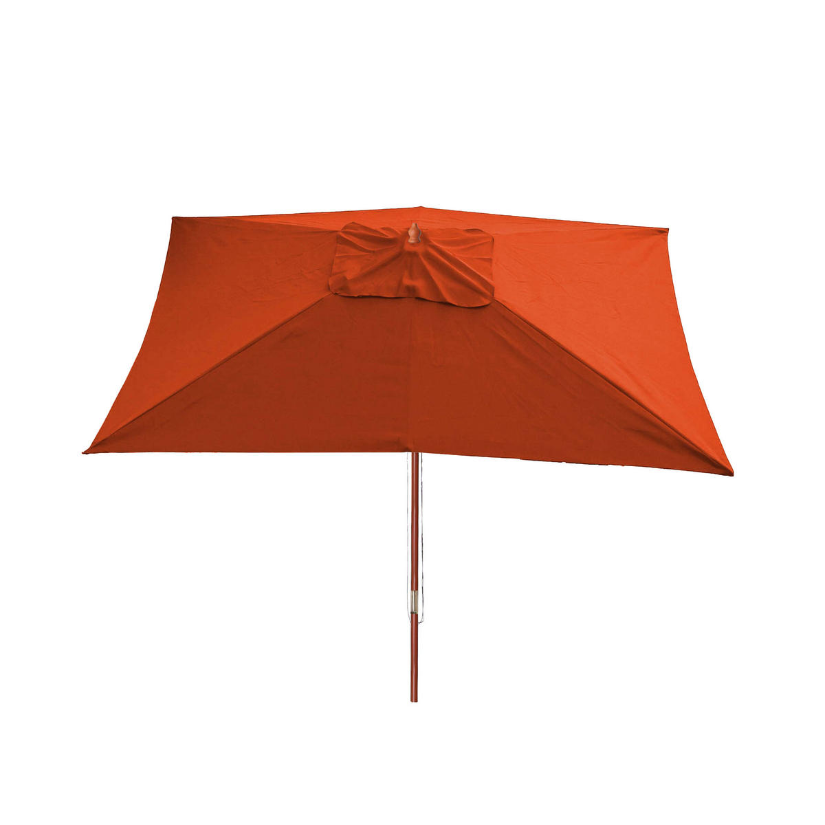 SONNENSCHIRM Orange - Orange, Holz (400/300cm) - MCW