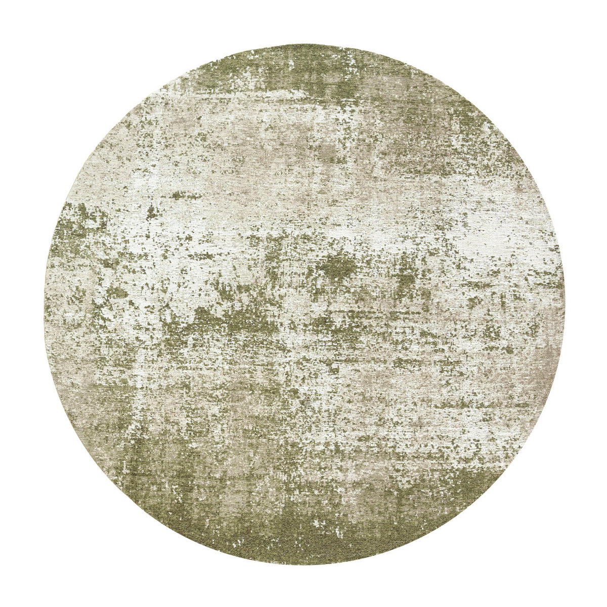 TEPPICH Uranus Virgin Land 140/140 cm - Grün, Textil (140/140cm) - Louis De Poortere