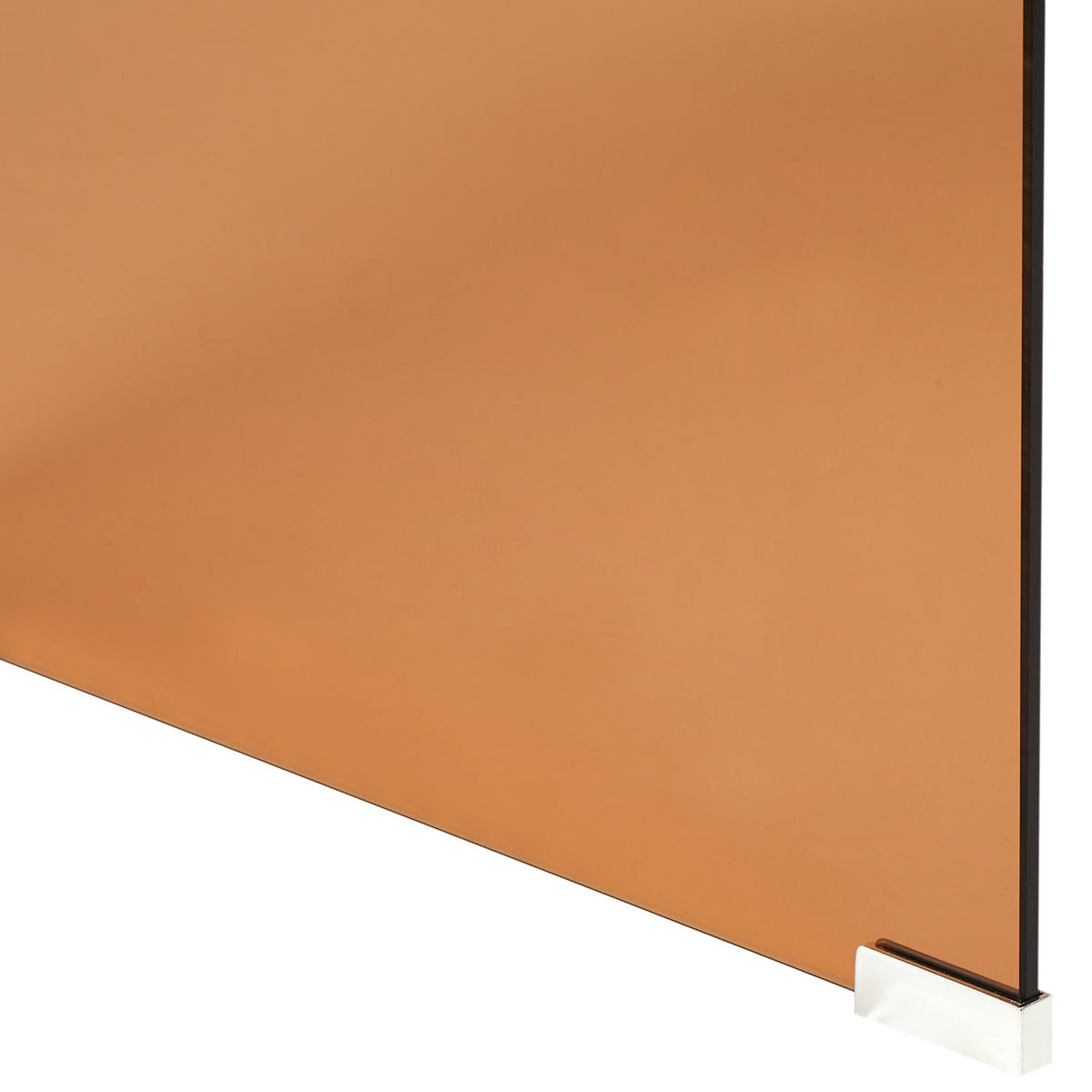 COUCHTISCH Braun Kendall - Braun, Glas (100/50/40cm) - Beliani