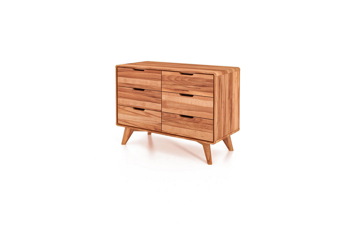 KOMMODE GREG Kernbuche - Kernbuche, Holz (90/63/40cm) - byoak