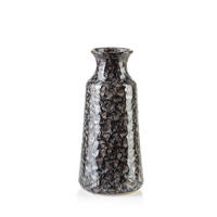 VASE Yarine Braun 14/14/27 cm Keramik - Dunkelbraun, Keramik (27cm) - Mondex
