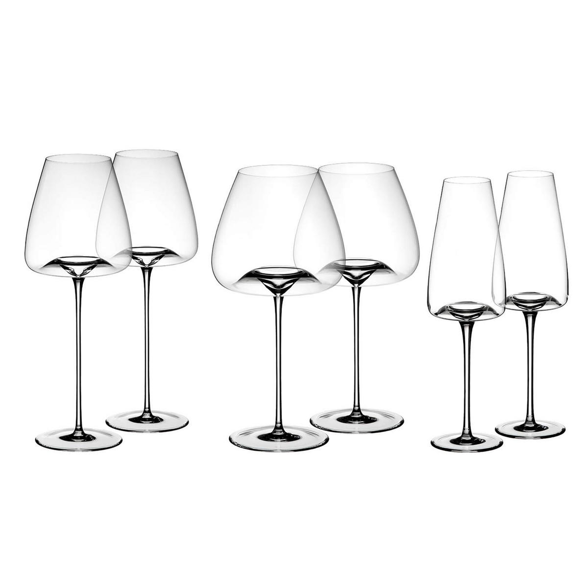 WEINGLÄSER Vision transparent 6er Set - Transparent, Glas - Zieher