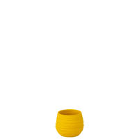 BLUMENTOPF FIESTA - Töpferei - Gelb - S - Ø 14 cm - Gelb, Keramik (14/14cm) - J-Line