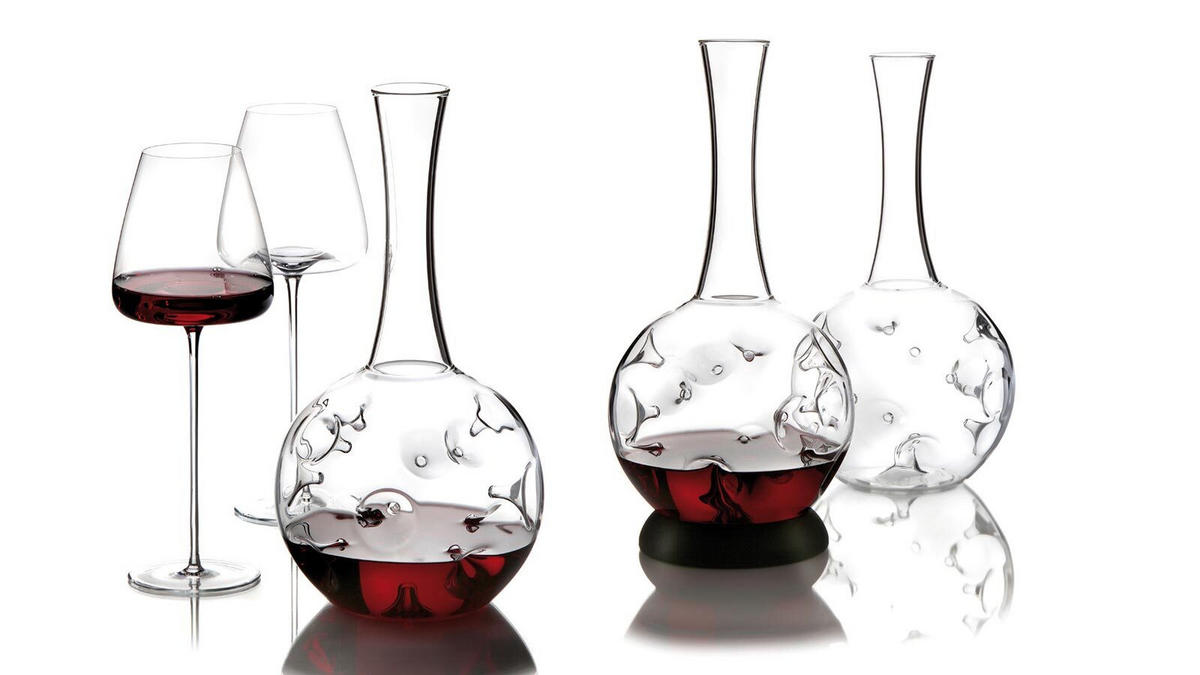 WEINSET Balanced Eddy transparent 3er Set - Transparent, Glas - Zieher