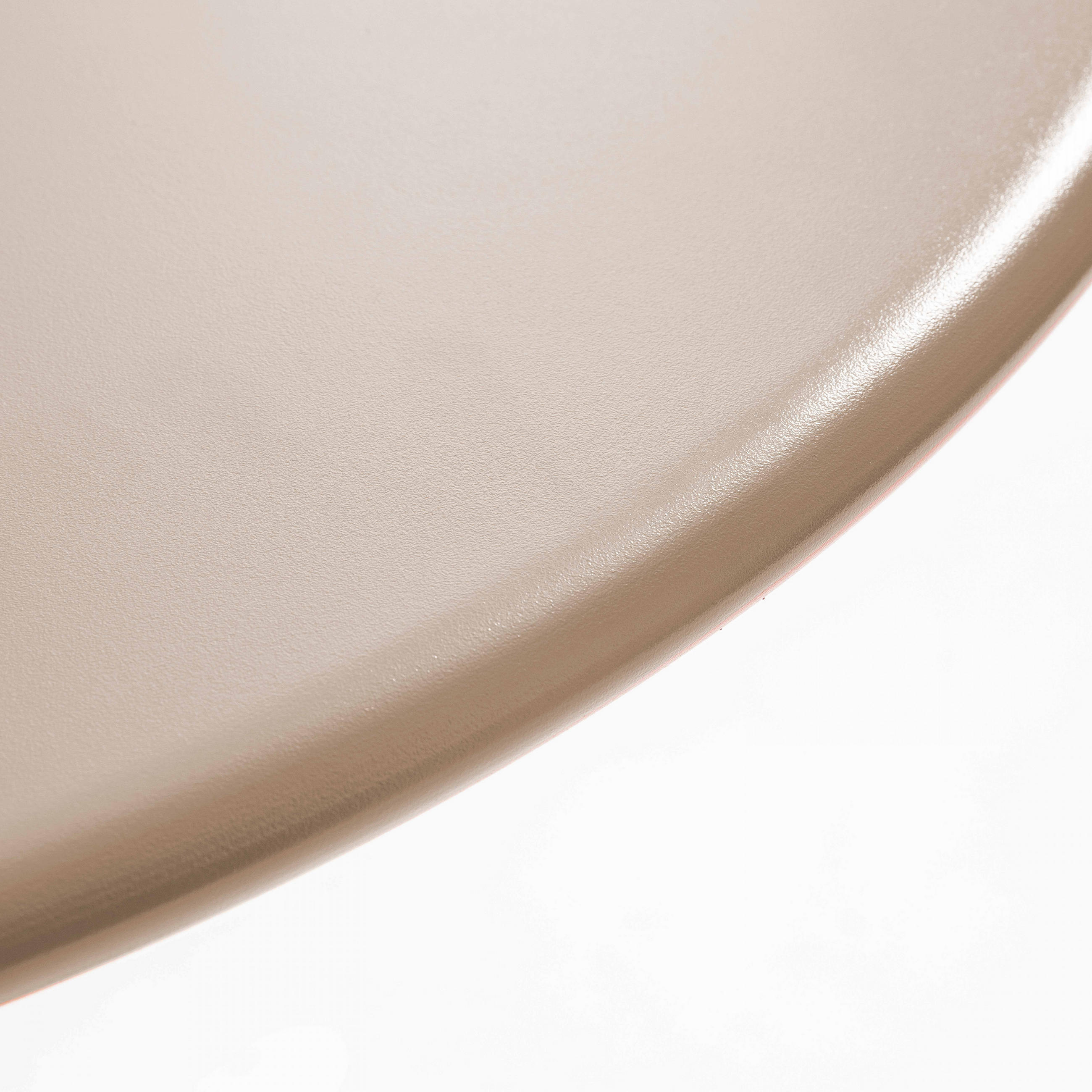GARTENTISCH , Taupe - Taupe, Metall (120/120/72cm) - Oviala