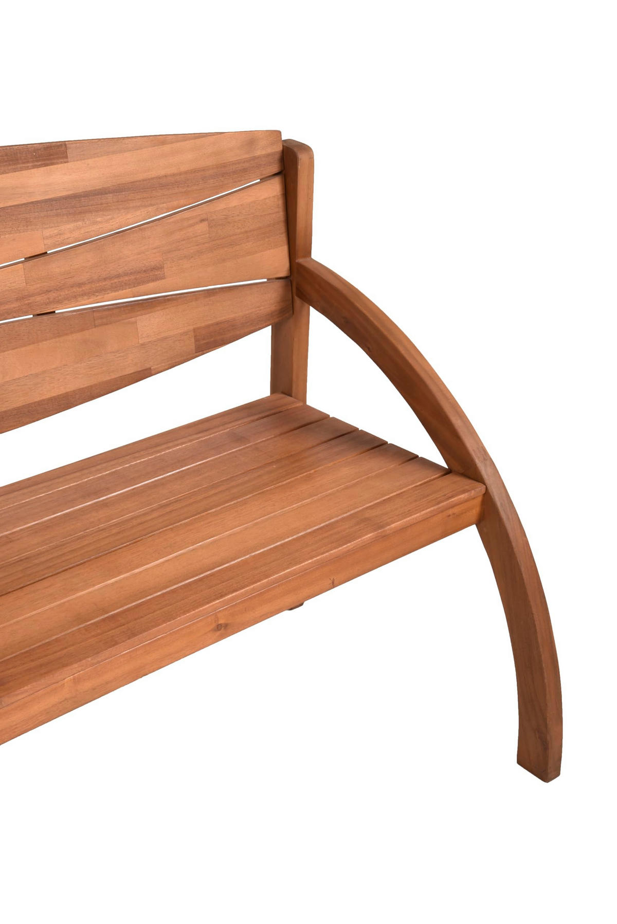 GARTENBANK Havana Terrassenbank - Braun, Holz (140/90/66cm) - DELUKE