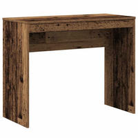 SCHREIBTISCH 90/40/72 cm aus Holzwerkstoff Altholz-Optik Dekor - Graubraun, Holz (40/90/72cm) - vidaXL