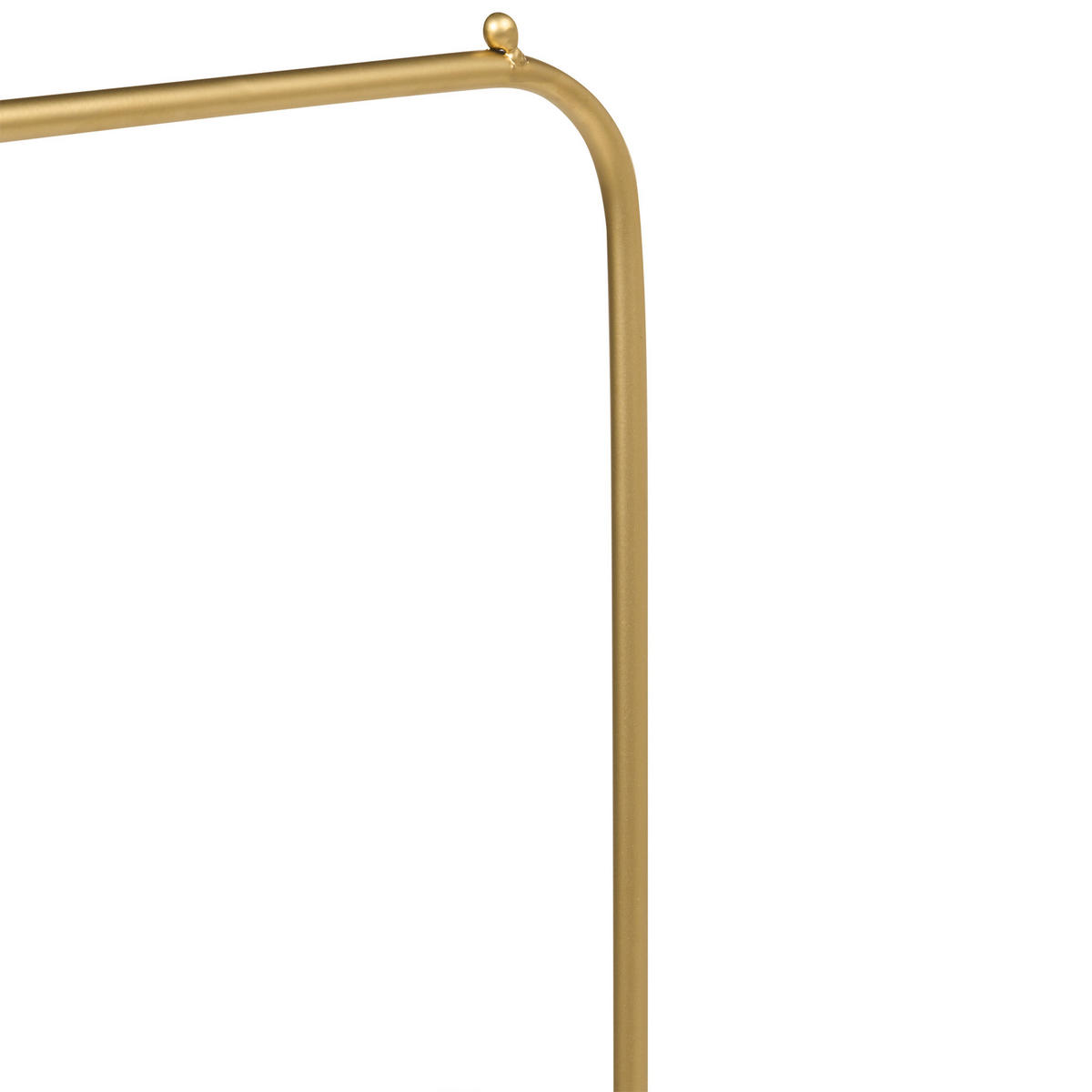 GARDEROBENSTÄNDER Gold Eureka - Goldfarben, Metall (48/171/30cm) - Beliani