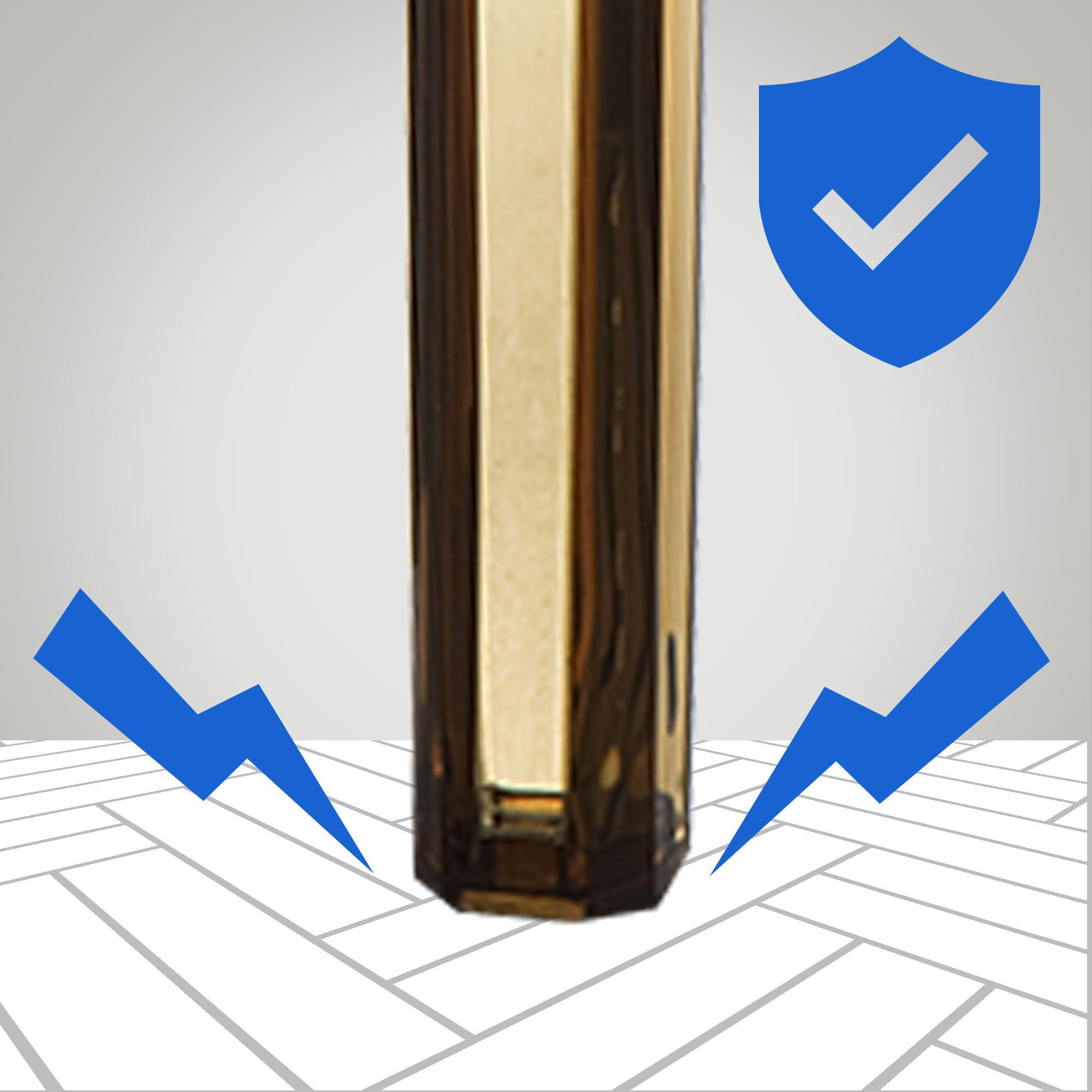 BARHOCKER Kunststoff Bernstein - Eukalyptusholzfarben/Bernsteinfarben, Kunststoff (36/75/36cm) - CLP