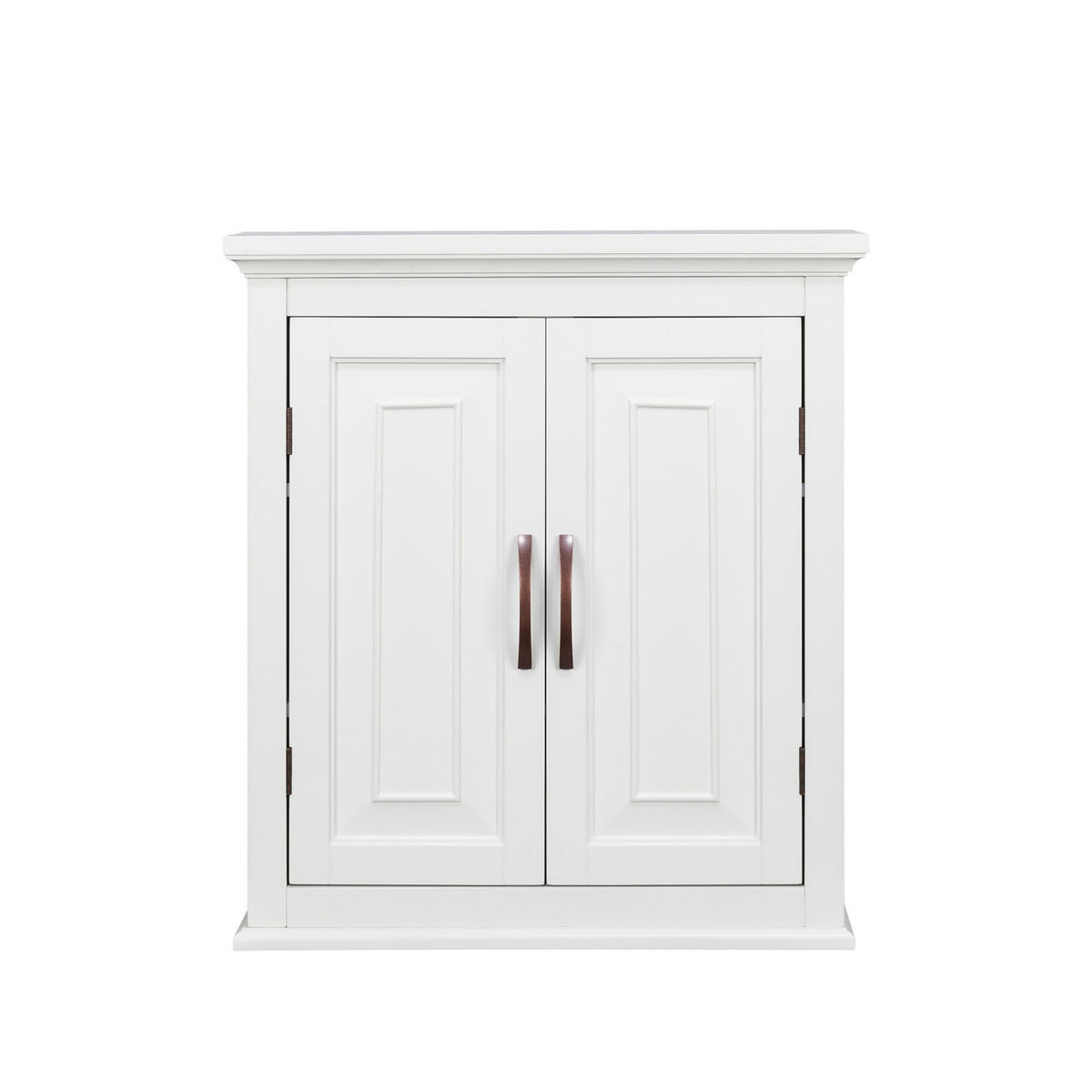 WANDBADSCHRANK mit verstellbaren, 64cm, Weiß - Weiß, Holzwerkstoff (20/64/57cm) - Teamson Home