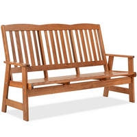 GARTENBANK ALCES aus massivem Kiefernholz, braun - Braun, Holz (70/106/170cm) - KONSIMO®