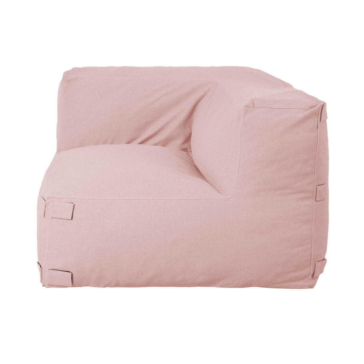 ECKSESSEL, Puderrosa - Pink, Textil (85/65/85cm) - Oviala