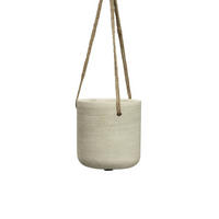 HÄNGE-PFLANZTOPF Liron beige | 15X15 - Beige, Kunststoff (15cm) - aplanta