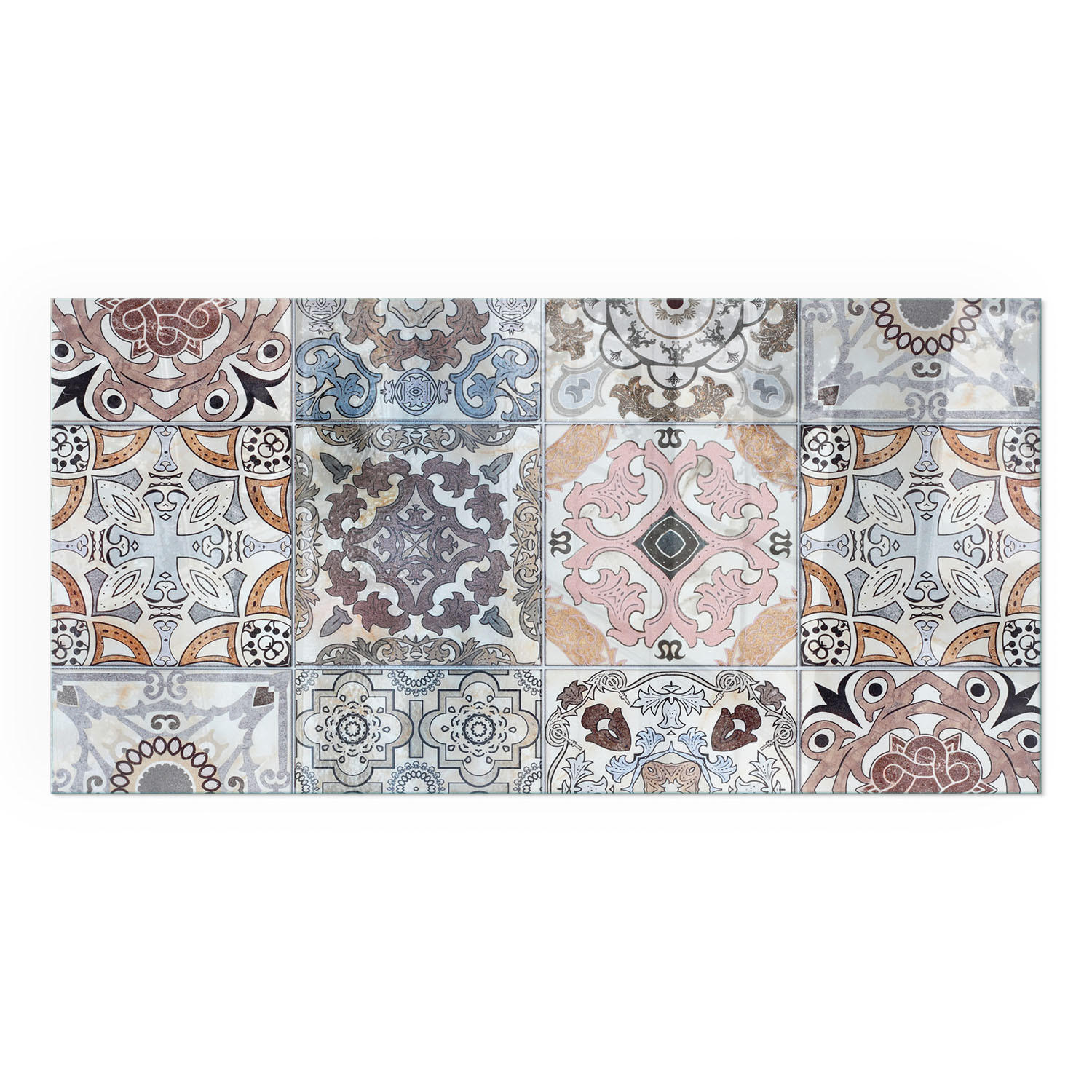 GLASPLATTE für Kamin 120x60 cm - Grau, Glas (120/60/0.4cm) - TULUP