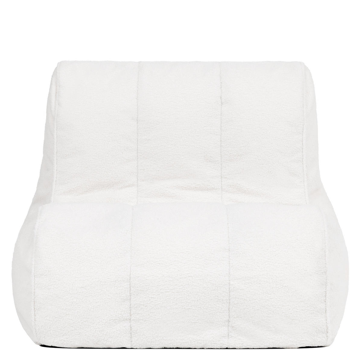 SITZSACK aus Boucle Swoop - Creme, Textil (82/74/92cm) - icon