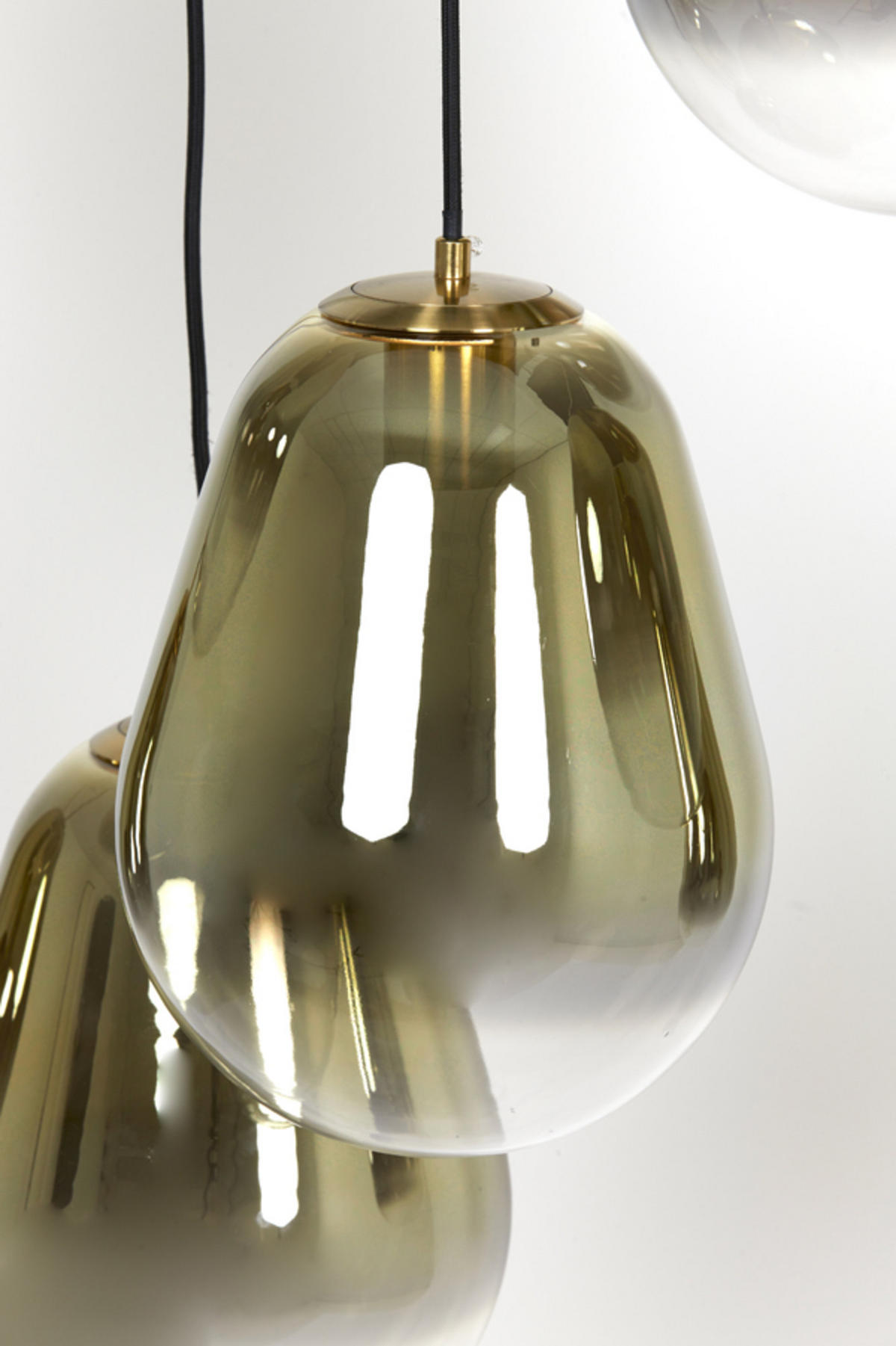 HÄNGELAMPE Maeve Gold 100/35/69 cm - Goldfarben, Glas (100/35/69cm) - Light & Living