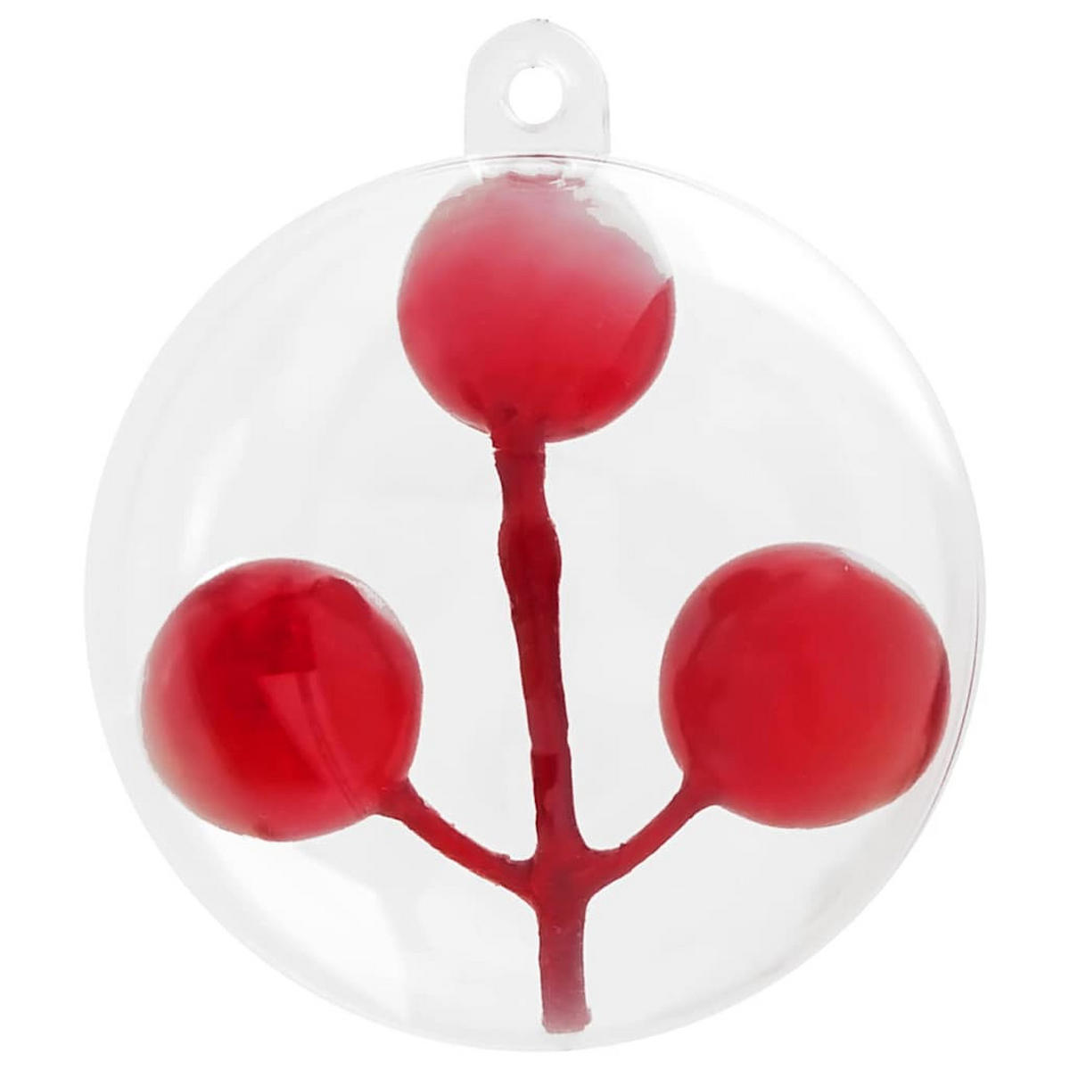 WEIHNACHTSKUGEL-SET 25 -teilig 10/10/10 cm Transparent Kunststoff - Transparent, Kunststoff (10/10/10cm) - vidaXL