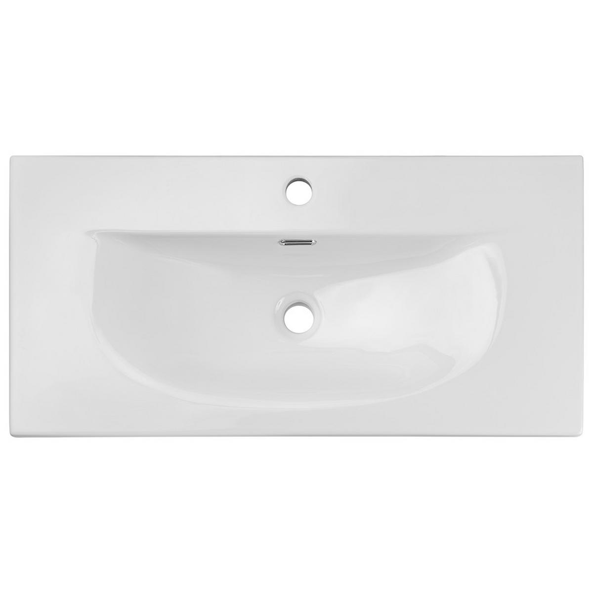 WASCHTISCH Newport-56 - Schwarz, Holzwerkstoff (81/59/40cm) - Lomado