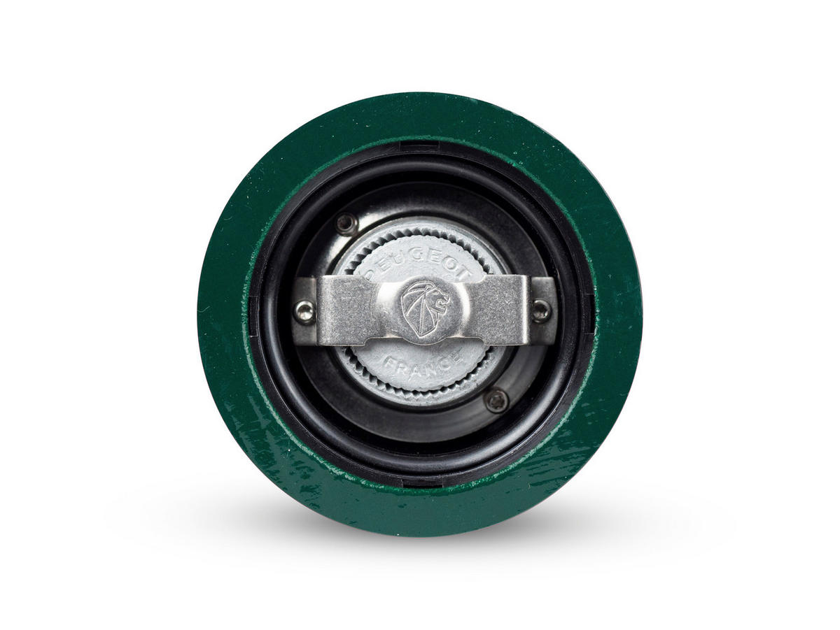 MÜHLENSET Paris uSelect 22cm Pfeffer- & Salzmühle Buchenholz Waldgrün/Safrangelb Stahlmahlwerk - Grün, Holz (5.9/22/5.9cm) - PEUGEOT