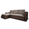 ECKSOFA Santi, Seite: Links - Braun, Holz/Textil (226/152cm) - Sofnet