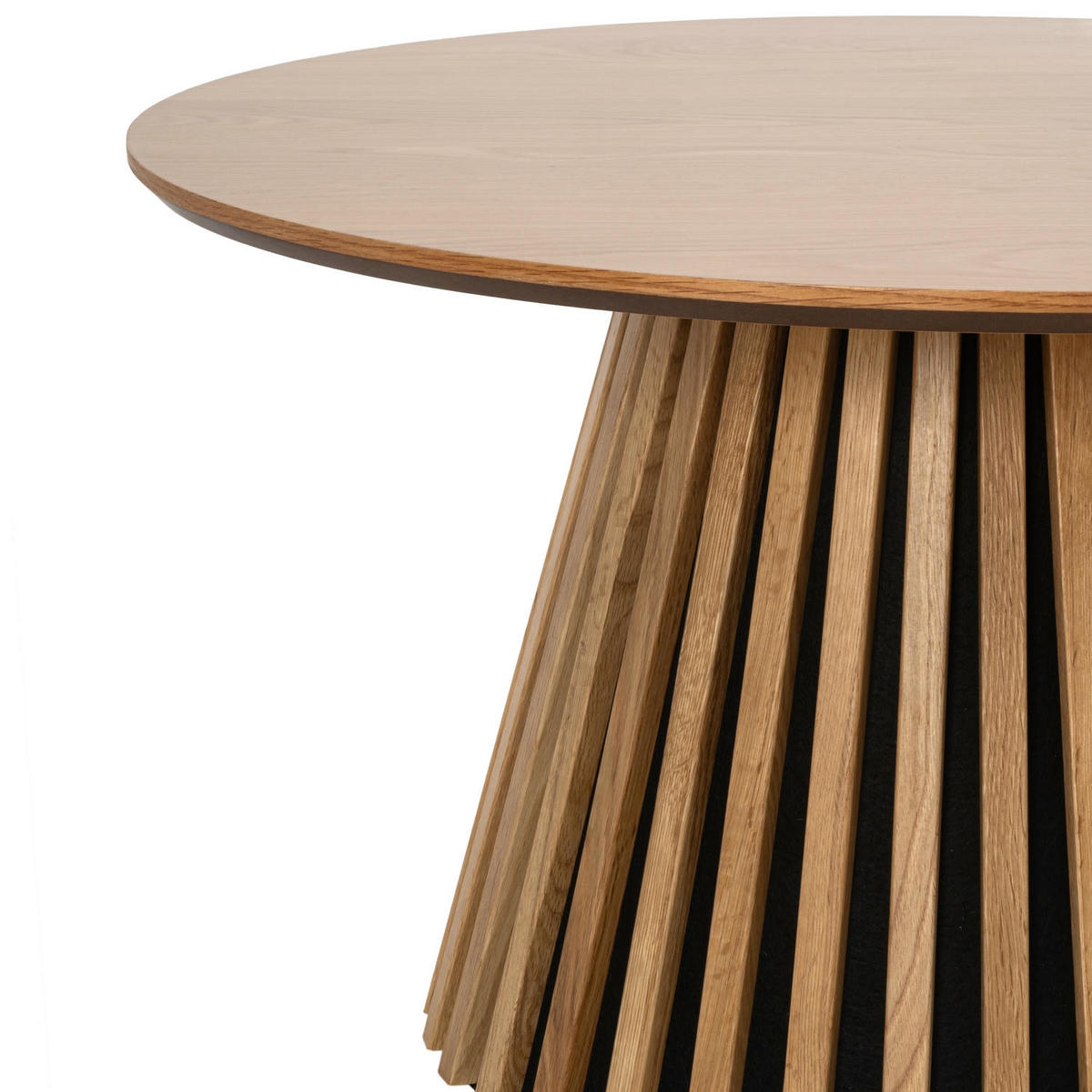 COUCHTISCH rund Wildeiche 60/60/40 cm - Honigeiche/Eichefarben, Holzwerkstoff (60/60/40cm) - Furnhouse