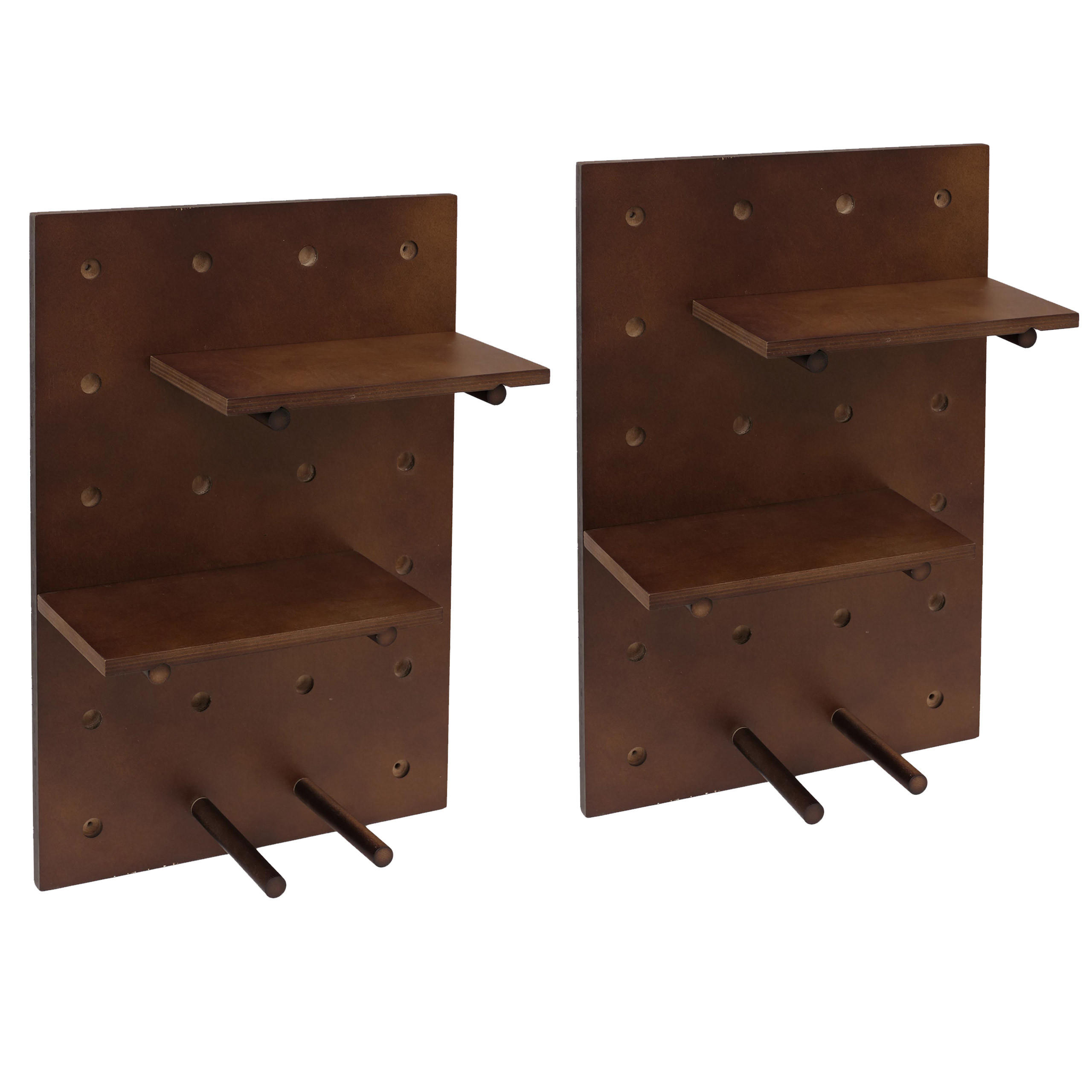 STENSKI PANEL Rjava Kompletna garnitura - rjava, les (40/60/1cm) - MCW