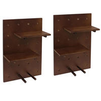 STENSKI PANEL Rjava Kompletna garnitura - rjava, les (40/60/1cm) - MCW