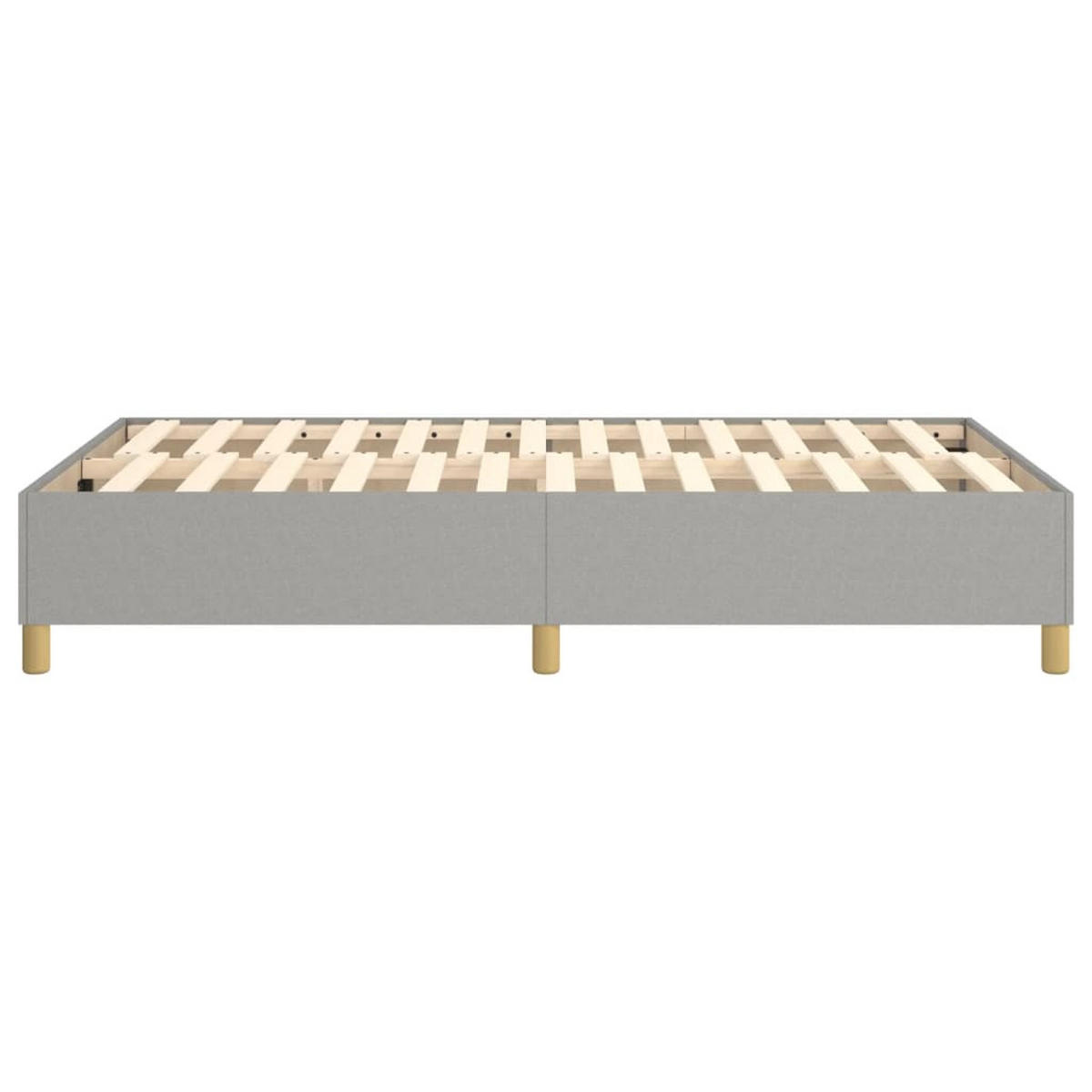 POLSTERBETT Raber 120/203 cm - Hellgrau, Holzwerkstoff (120/200cm) - Nettlife