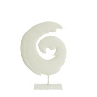 ORNAMENT Shwiba Weiß Ø43/60 cm - Weiß, Metall (15/60/43cm) - Light & Living