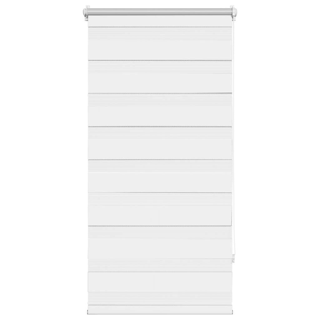 vidaXL Doppelrollo Weiß 60x120 cm