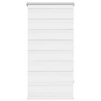 DOPPELROLLO 60,9/150 cm Stoffbreite 56,7 cm aus Polyester Weiß - Weiß, Textil (60/120cm) - vidaXL