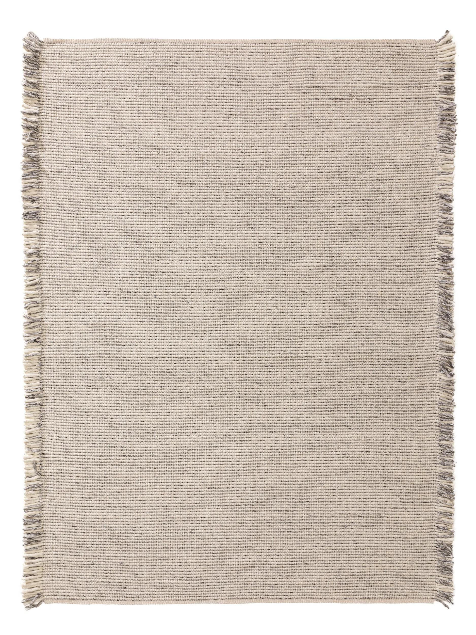 WOLLTEPPICH Mary Ivory Hellgrau 200x300 cm - Creme, Textil (200/300cm) - benuta Pure