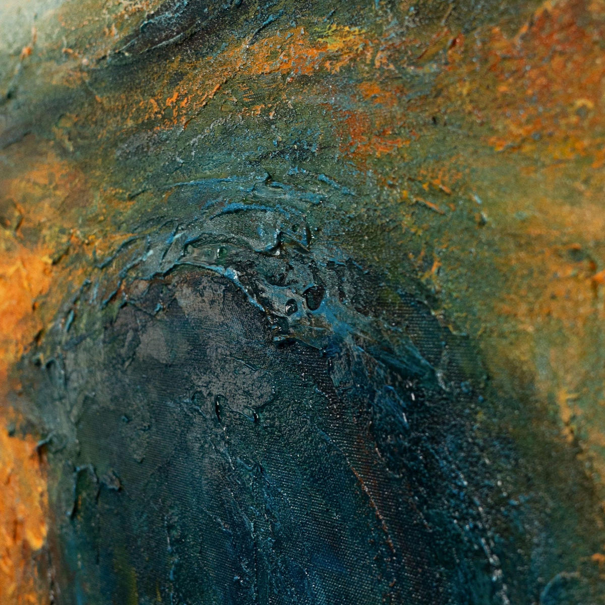 GEMÄLDE Goldener Weite Schattenfugenrahmen Eichefarben 140x100 cm - Eichefarben, Holz (140/100cm) - YS-art gallery