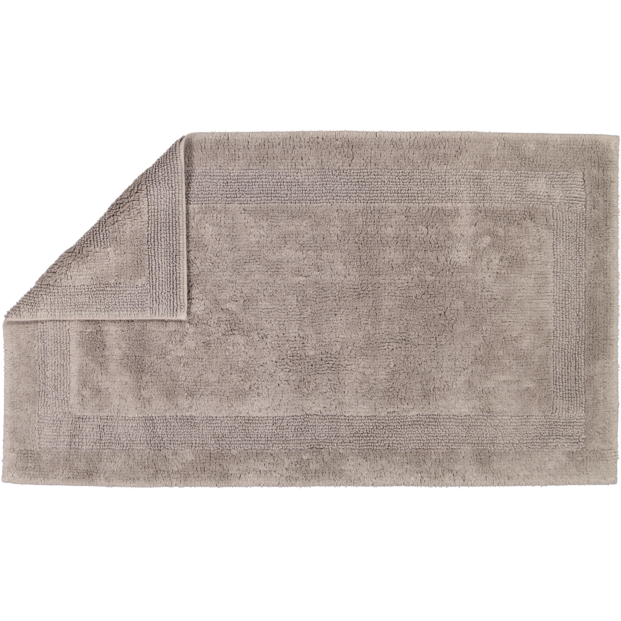 BADTEPPICHE LUXUS BADTEPPICH 1000 GRAPHIT - 779 - Grau, Textil (70/120cm) - Cawö