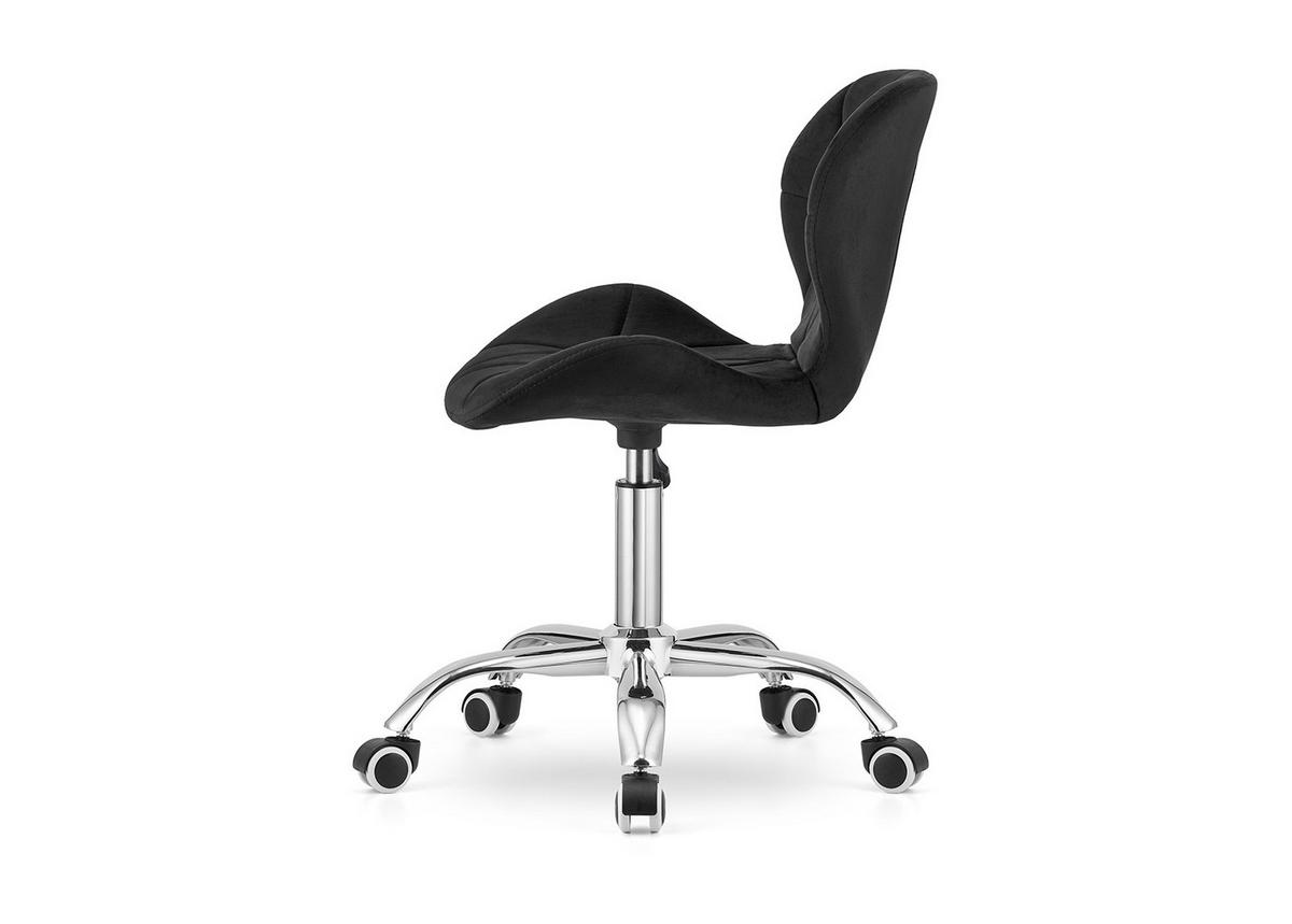 BÜROSTUHL Avola, schwarz - Schwarz, Textil (53.5/86.5/55cm)