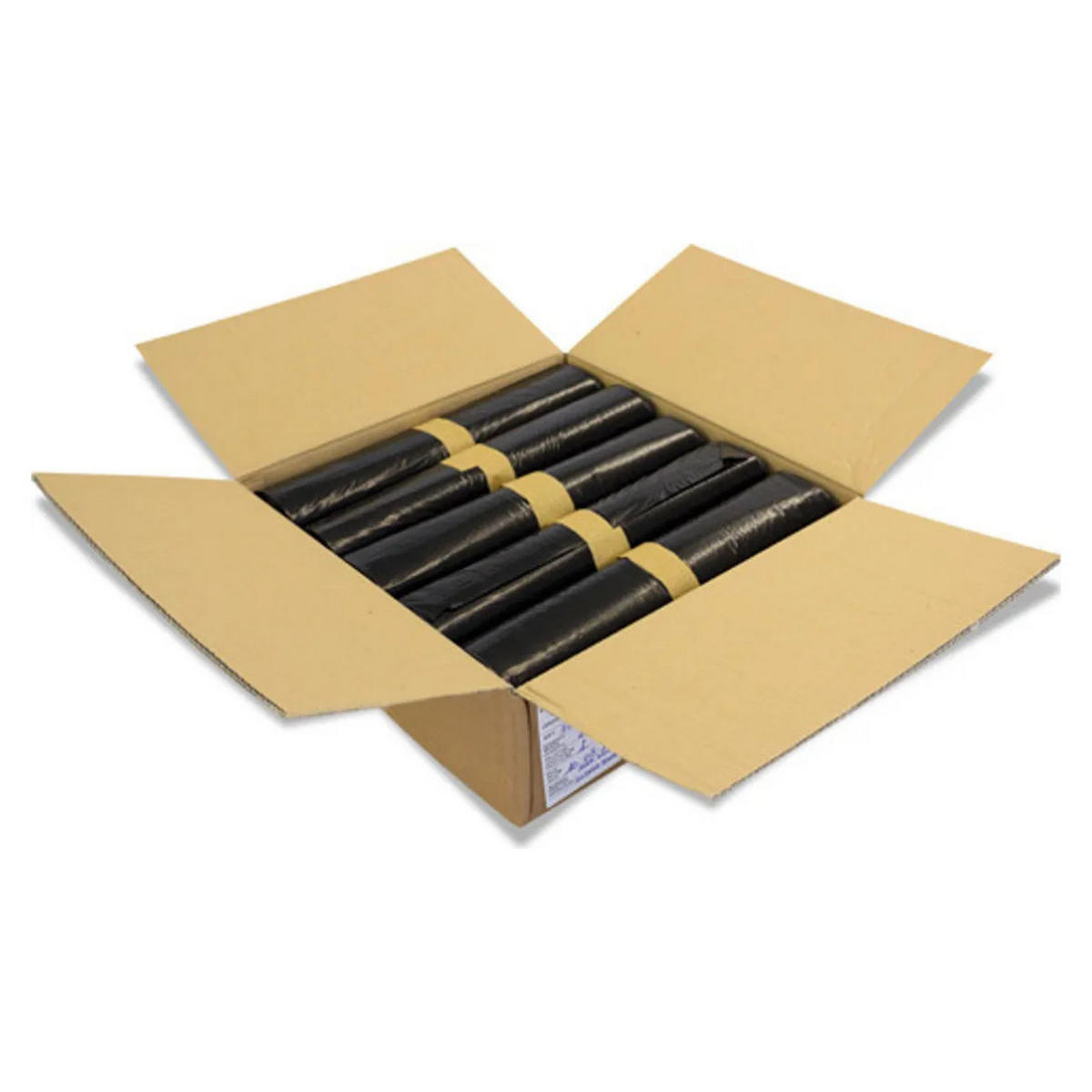 MÜLLSÄCKE Schwarz 120L 25 Stück Reißfest - Schwarz, Kunststoff (70/110cm) - Resch