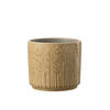 BLUMENTOPF BLATT - Töpferei - Beige - L - Ø 17 cm - Beige, Keramik (17/15cm) - J-Line