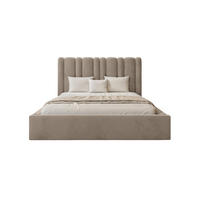 POLSTERBETT Vibo 160x200 cm, Beige - Beige, Textil (160/200cm) - Fedve