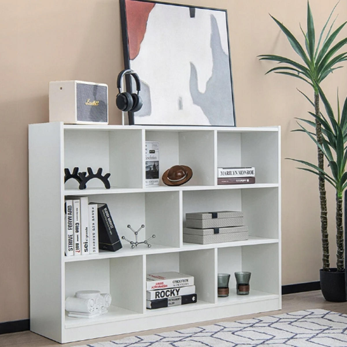 BÜCHERREGAL, weiß, 100/24/104 cm - Weiß, Holzwerkstoff (100/104/24cm) - MUVU