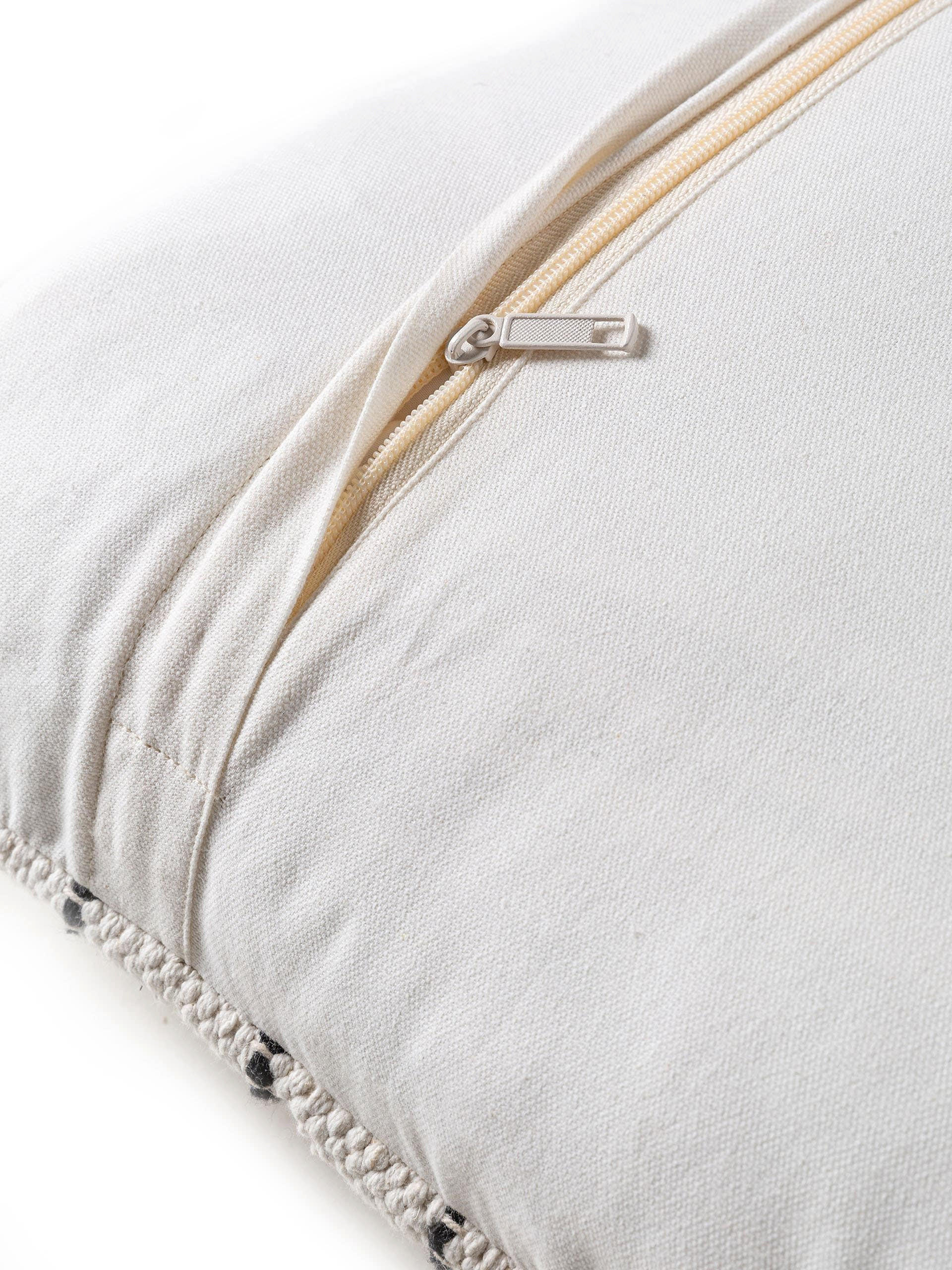 Thumbnail - benuta Pop Kissenbezug, Creme, Textil, Quadratisch, 45x45 cm, Schlaftextilien, Bettwäsche