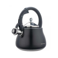 WASSERKESSEL Schwarz 23/20/28 cm 61617 - Schwarz, Metall (23cm) - Klausberg 