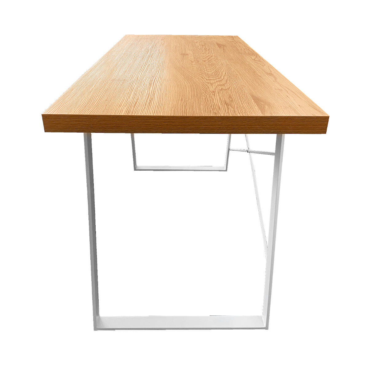 SCHREIBTISCH INDUSTRIAL Hellbraun - Hellbraun, Metall (140/60/75cm) - SVITA
