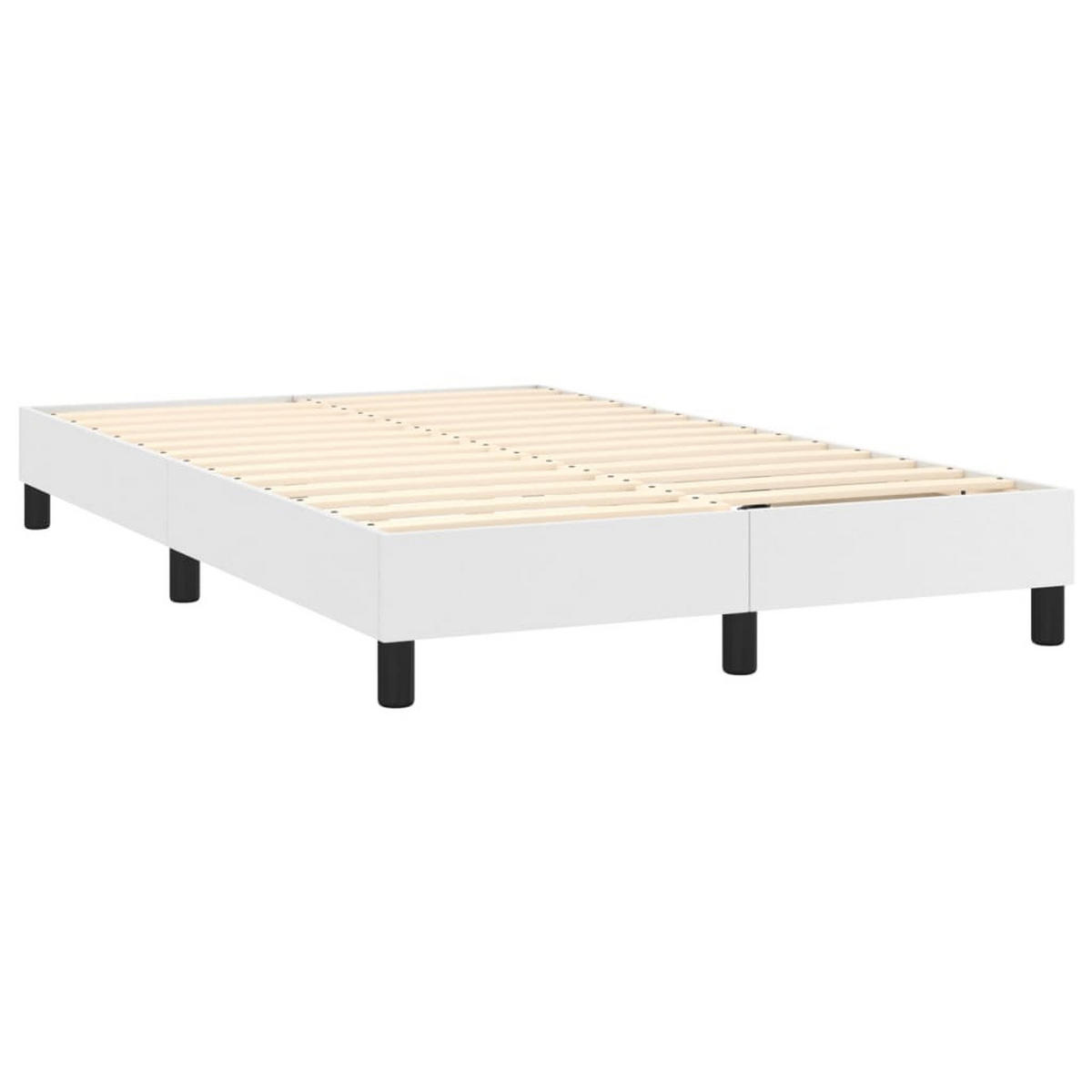 POLSTERBETT Quintero 120/203 cm - Weiß, Holzwerkstoff (120/200cm) - Nettlife