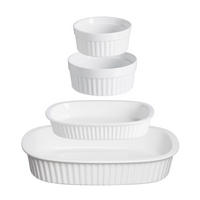 AUFLAUFFORMEN Bianco weiß 4er Set - Weiß, Keramik (1/1/1cm) - Ritzenhoff Breker