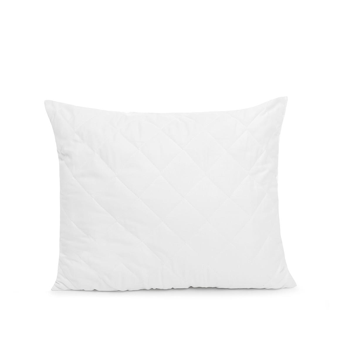 KOPFKISSEN Molle Mikrofaser 50/60 cm - Weiß, Textil (50/60cm) - Homla